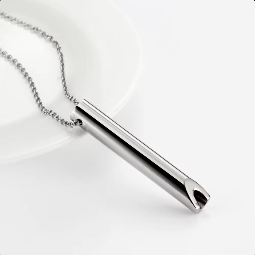 Breath Necklace Silver